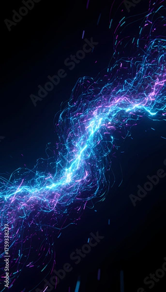 Obraz Digital Grid Light Connection