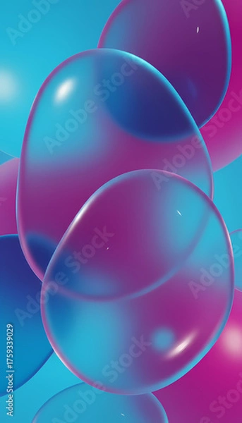 Obraz Purple Ribbon Flow