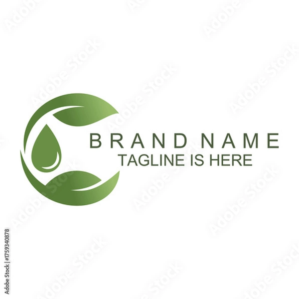 Obraz Eco-Friendly Brand Logo