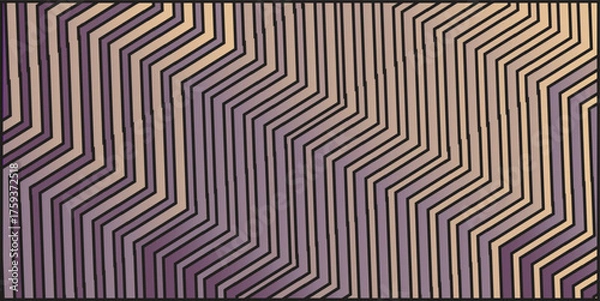 Fototapeta Abstract Geometric Pattern in Gradient Hues