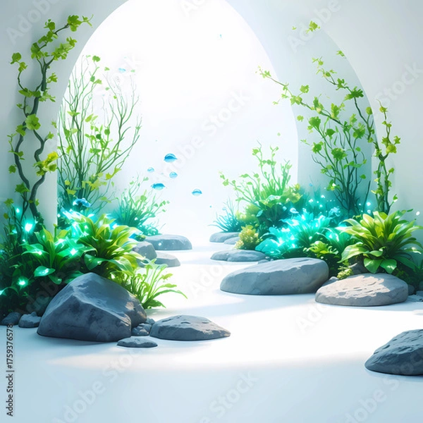 Fototapeta stones in water