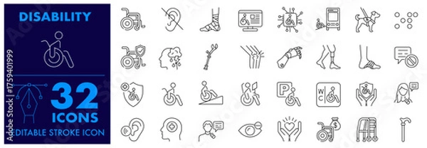 Fototapeta Disability