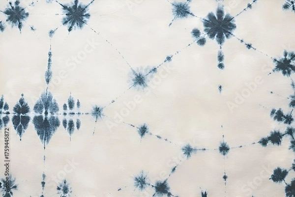 Obraz natural tie dye clothe texture background