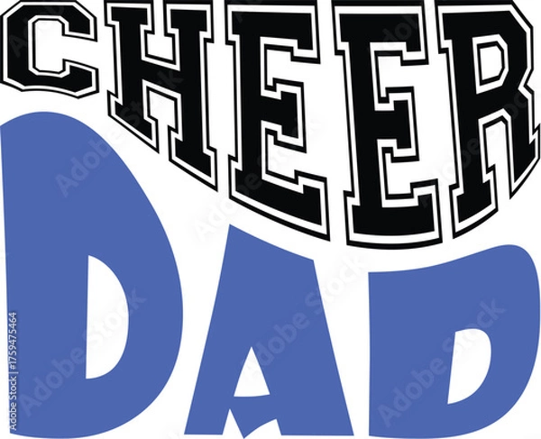 Obraz Cheers DAD clip art