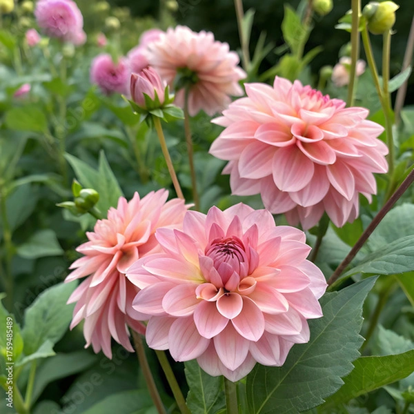 Obraz pink petaled flowers