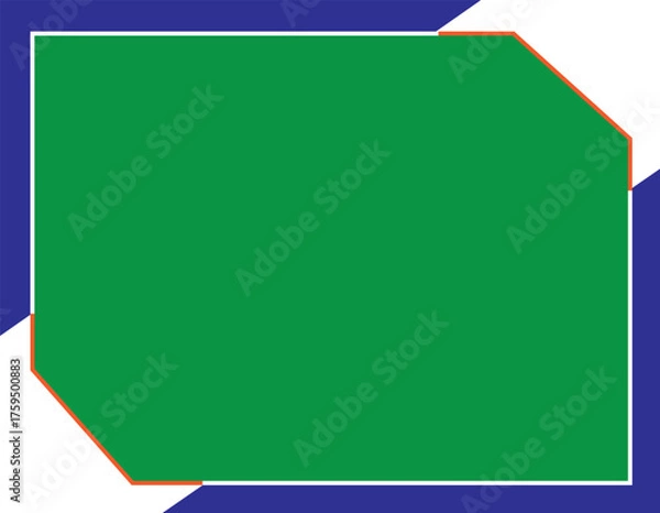 Obraz Blank Octagon Sign Template