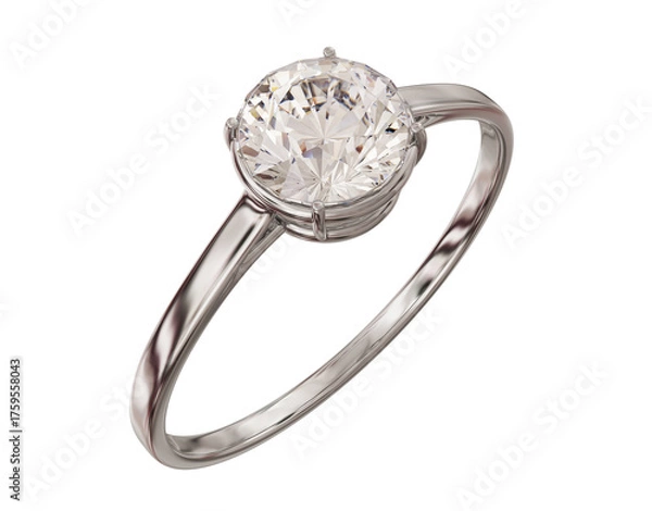 Obraz diamond engagement ring 3D