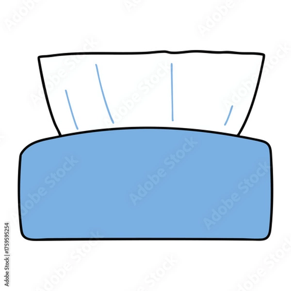 Fototapeta 手書き_ティッシュ_01