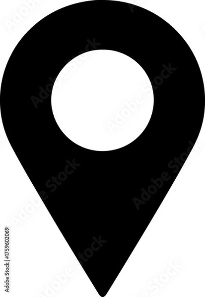 Fototapeta map pointer icon