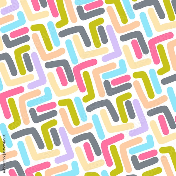 Fototapeta abstract colorful lines pattern