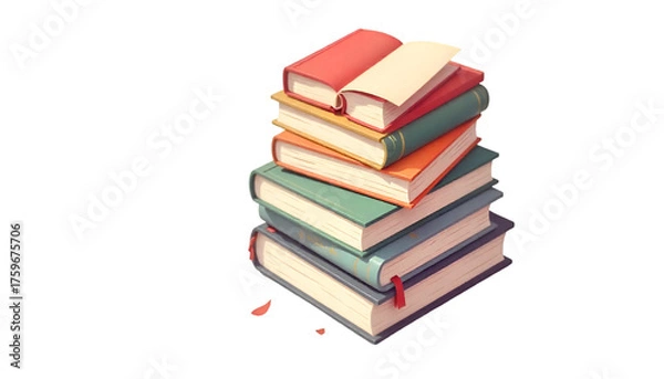 Fototapeta Simple book icon animation