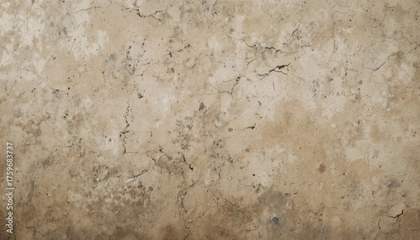 Obraz An Aged Surface With Cracks Reflecting Time and Natural Wear in Soft Tones