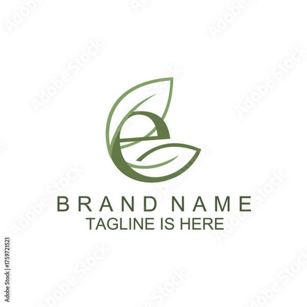 Obraz Eco-Friendly Brand Logo
