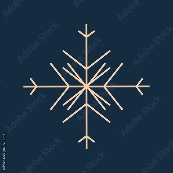 Obraz Snowball background, new year elements