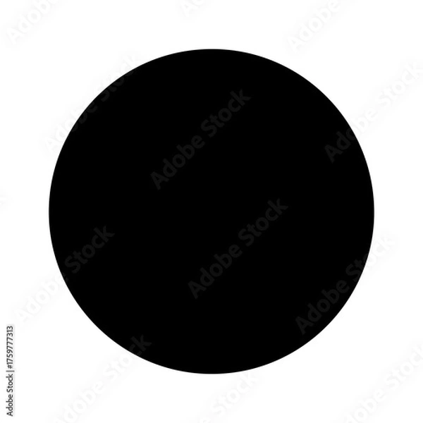 Fototapeta Black circle with transparent background