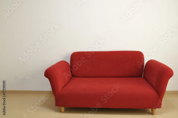 Obraz a　red　sofa