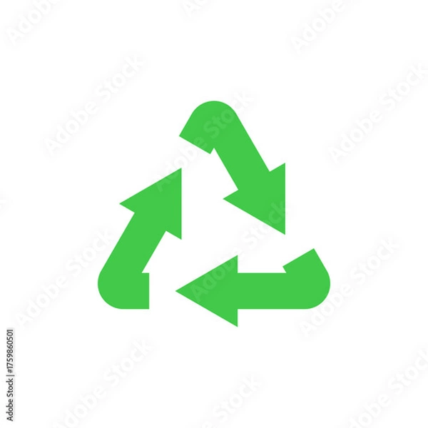 Obraz Recycling Logo SVG, Eco Symbol Clipart, Green Recycle Arrows Cut File, Svg Files for Cricut