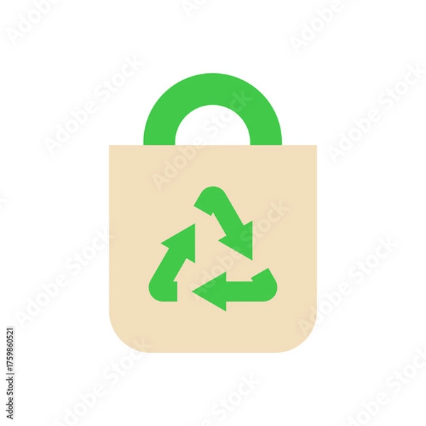 Obraz Recycle Paper Bag SVG, Eco Friendly Tote Bag Cut File for Cricut, Silhouette Design, Svg Files for Cricut