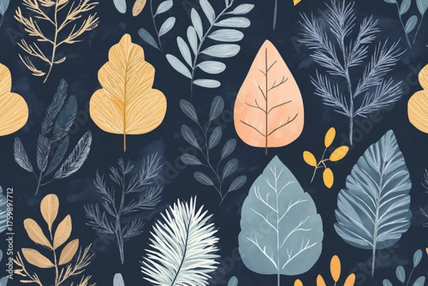 Fototapeta Seamless repeating vector