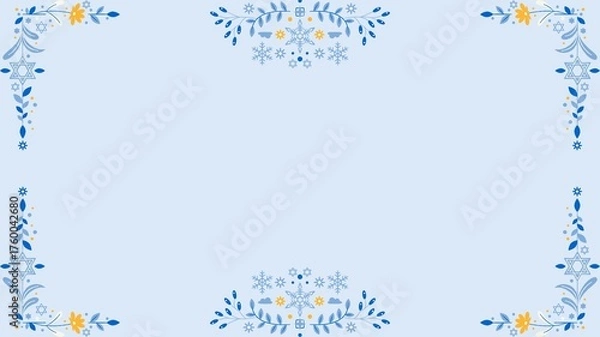 Fototapeta Hanukkah Background