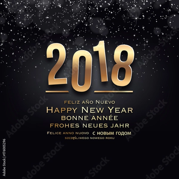 Obraz Vœux 2018 - Życzenia Nowego Roku 2018