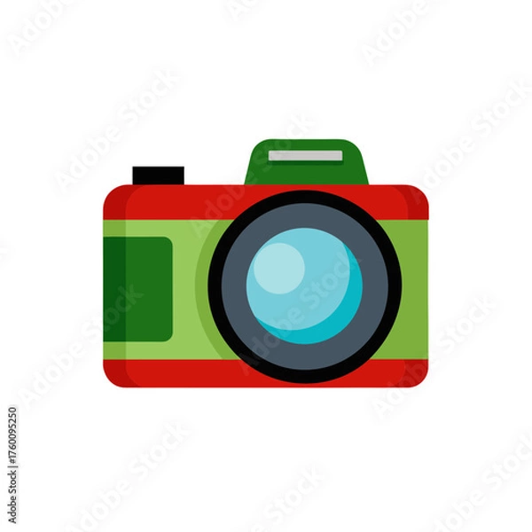 Fototapeta camera lens icon clipart vector on transparent background