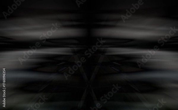 Obraz 黒、灰の無彩の色がベースで、抽象的で暗い不思議な空間をイメージしてデザインした背景、壁紙、テクスチャ
