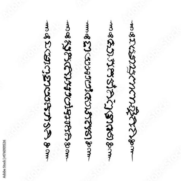 Obraz hah taew - 5 rows