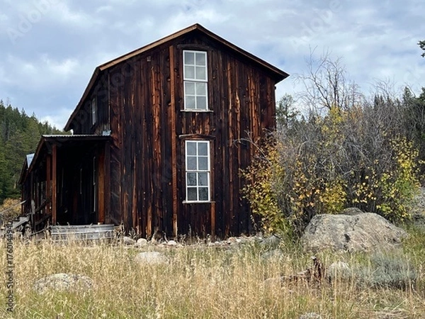 Fototapeta Rustic old cabin 