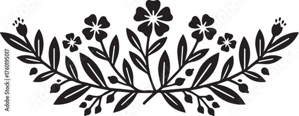 Obraz Floral Design Vector Illustration