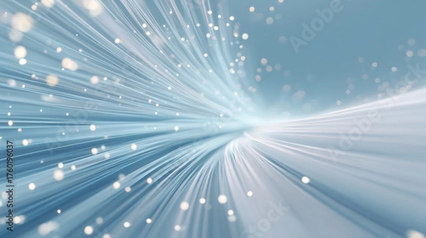 Obraz タイトル	スピード感ある光の線と粒子の背景