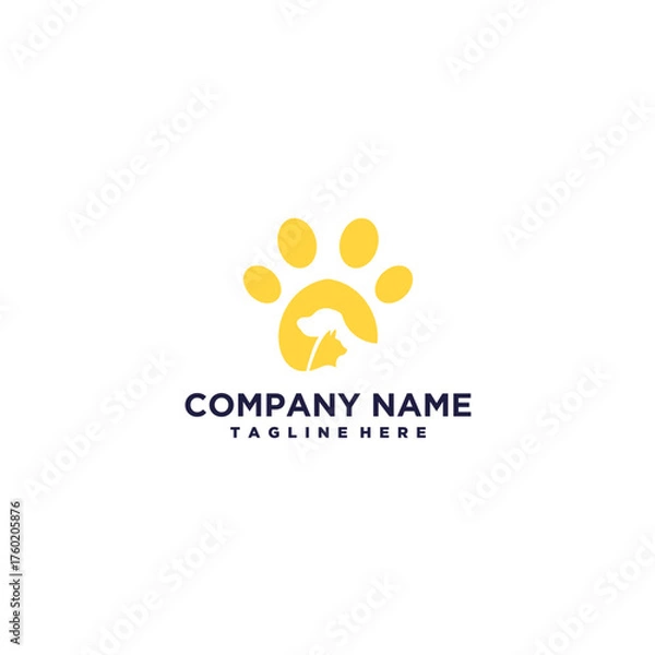 Obraz Vector Pet Shop Logo Design Template