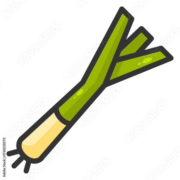 Fototapeta Leek icon