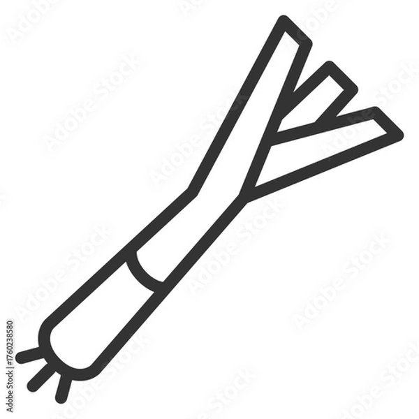 Fototapeta Leek icon