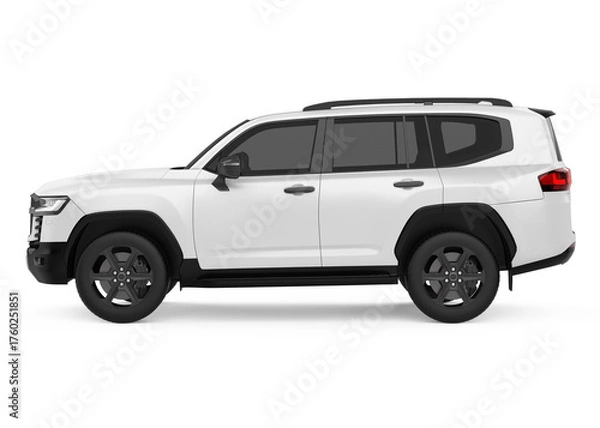 Fototapeta SUV Car Isolated