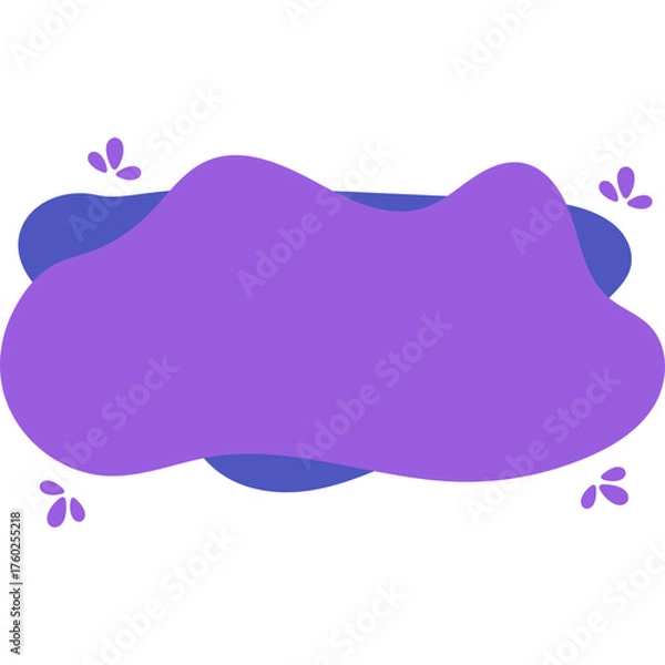 Fototapeta Blob Text Box