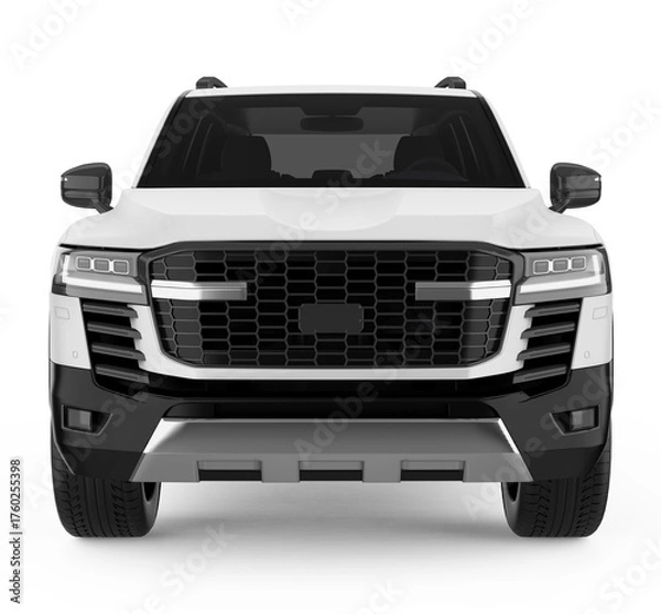 Fototapeta SUV Car Isolated