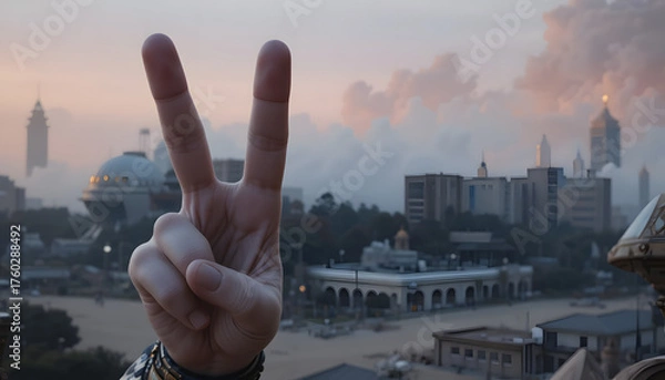 Fototapeta A sketch or line art drawing of two hands meeting in a fist bump. Symbol of friendship, agreement, and teamwork.
