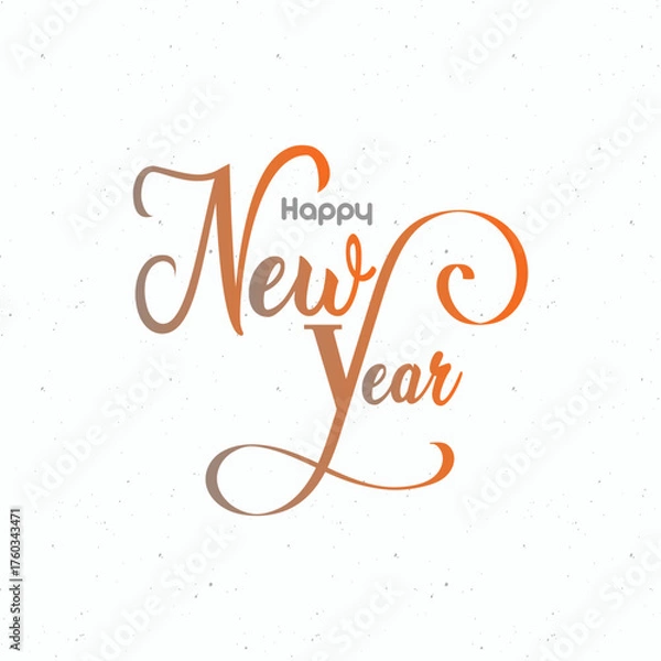 Fototapeta elegant happy new year greeting background with 2023 3d gold text
