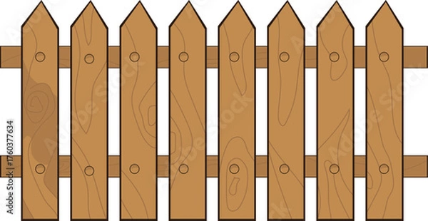 Fototapeta Wood Fence