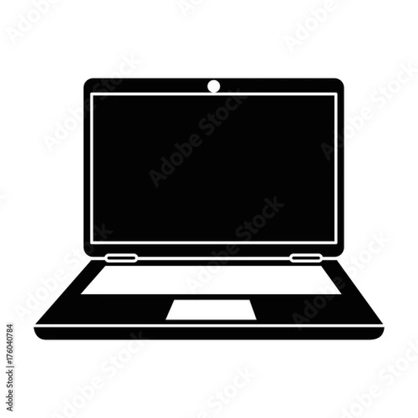 Obraz laptop computer isolated icon vector illustration design