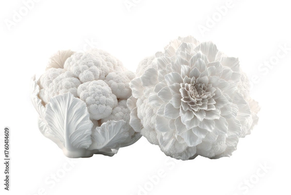 Fototapeta Crisp white cotton balls isolated on black for texture crafting and design projects background element isolated on transparent background