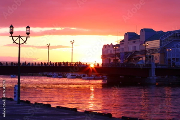 Obraz Kushiro Night view