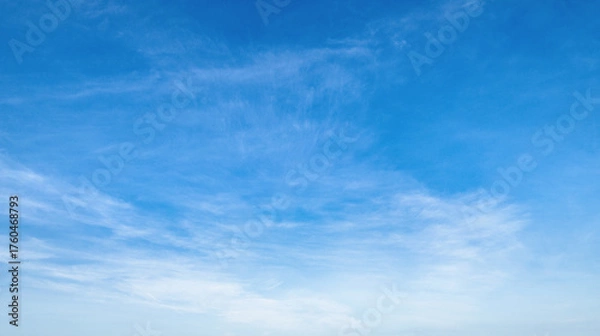 Obraz blue sky with  clouds