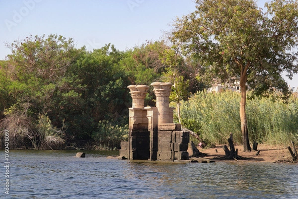 Obraz Old Philae temple in Aswan, Egypt