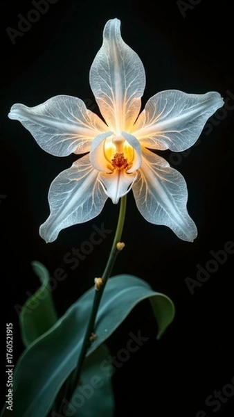 Fototapeta Artistic display of white flowers