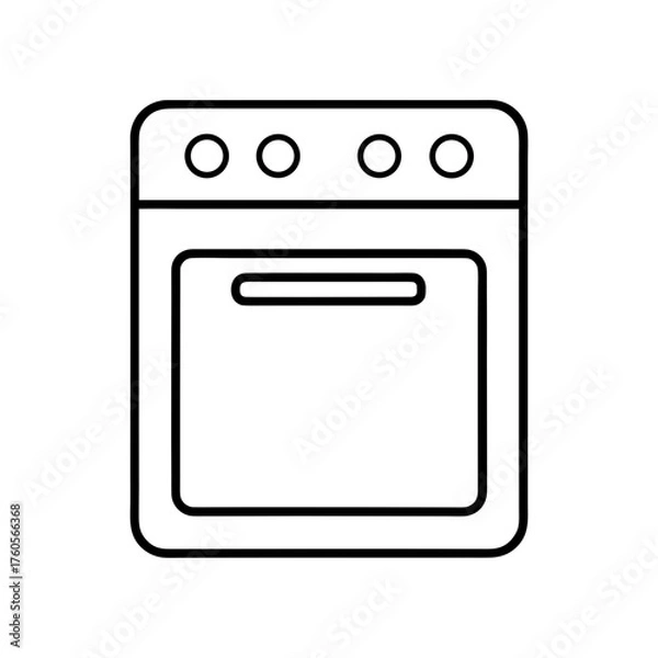 Obraz A single red apple isolated on transparent background