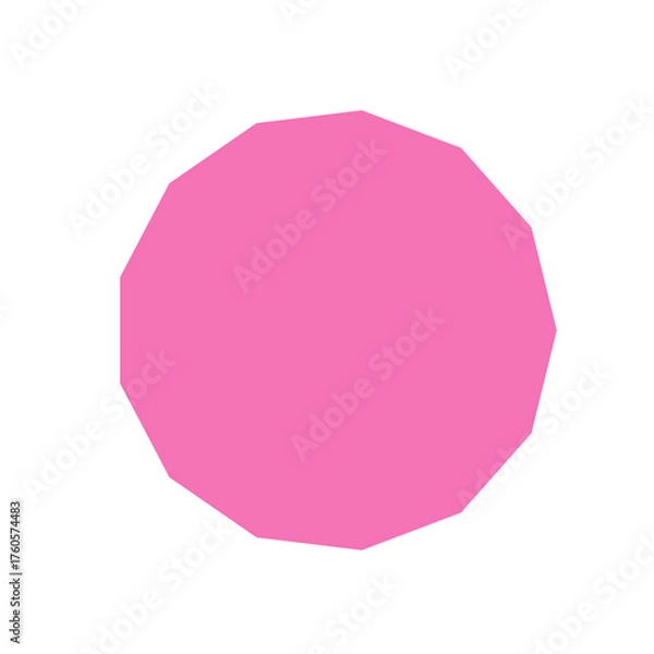 Fototapeta Unconventional Geometry Neon Art Glassmorphism