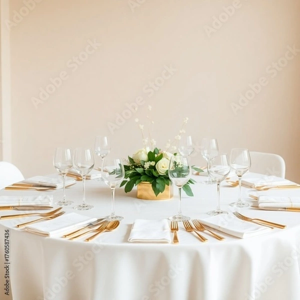 Obraz 탁자, 글라스, 번호판, 세련, 나이프, 