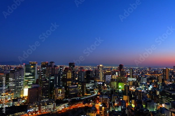 Fototapeta 都市の夜景